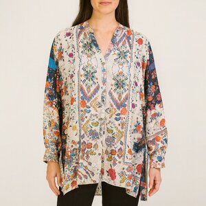 Johnny‎ Was Miya Silk Blouse Medium